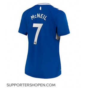 Everton Dwight McNeil #7 Hemma Matchtröja Dam 2022-23 Kortärmad